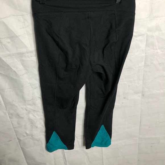 Lucy Powermax Crop Activewear Leggings Size XS Black Cropped Womens Yoga Pants - Picture 2 of 6